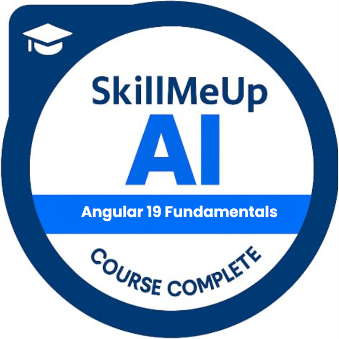 Angular 19 Fundamentals Badge