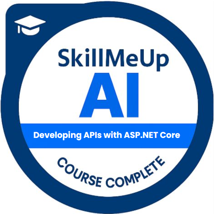 Developing APIs with ASP.NET Core Badge