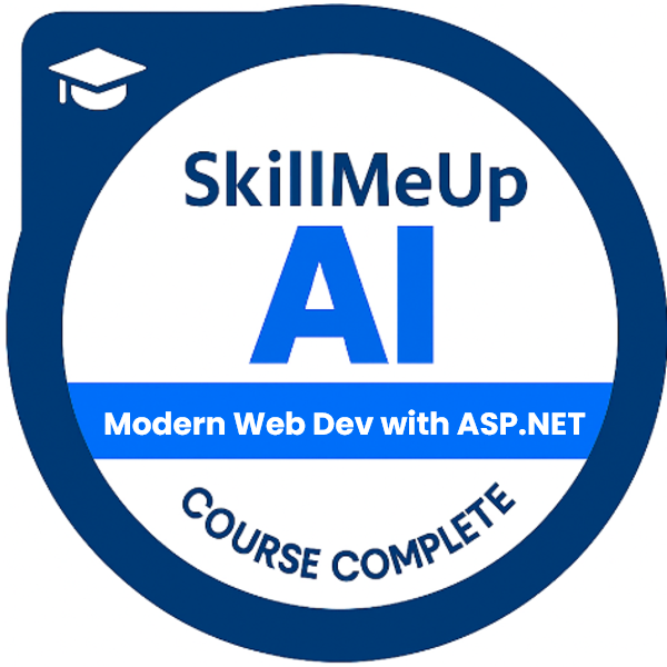 Modern Web Development with ASP.NET Core Razor Badge