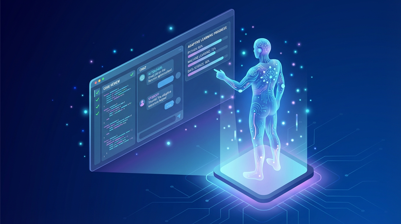 AI teaching agent interface